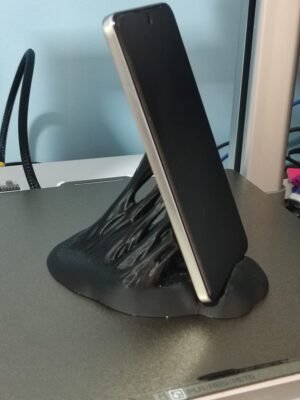 Apoio Suporte De Celular De Mesa Impresso 3D Estilo Venon