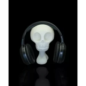 SUPORTE PARA HEADSET HEADPHONE CAVEIRA SKULL FONE DE OUVIDO