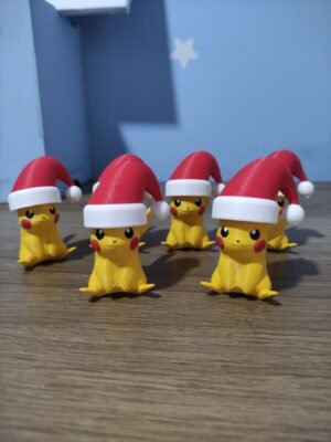 Pikachu miniatura tema Natal