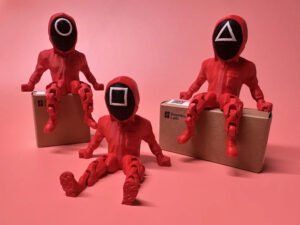 Bonecos Round 6 Serie Netflix Pernas Articuladas - Impressão 3D