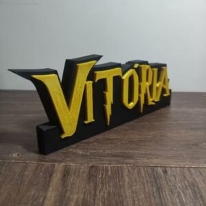 Letreiro Placa Decorativa Personalizada  Estilo Harry Potter